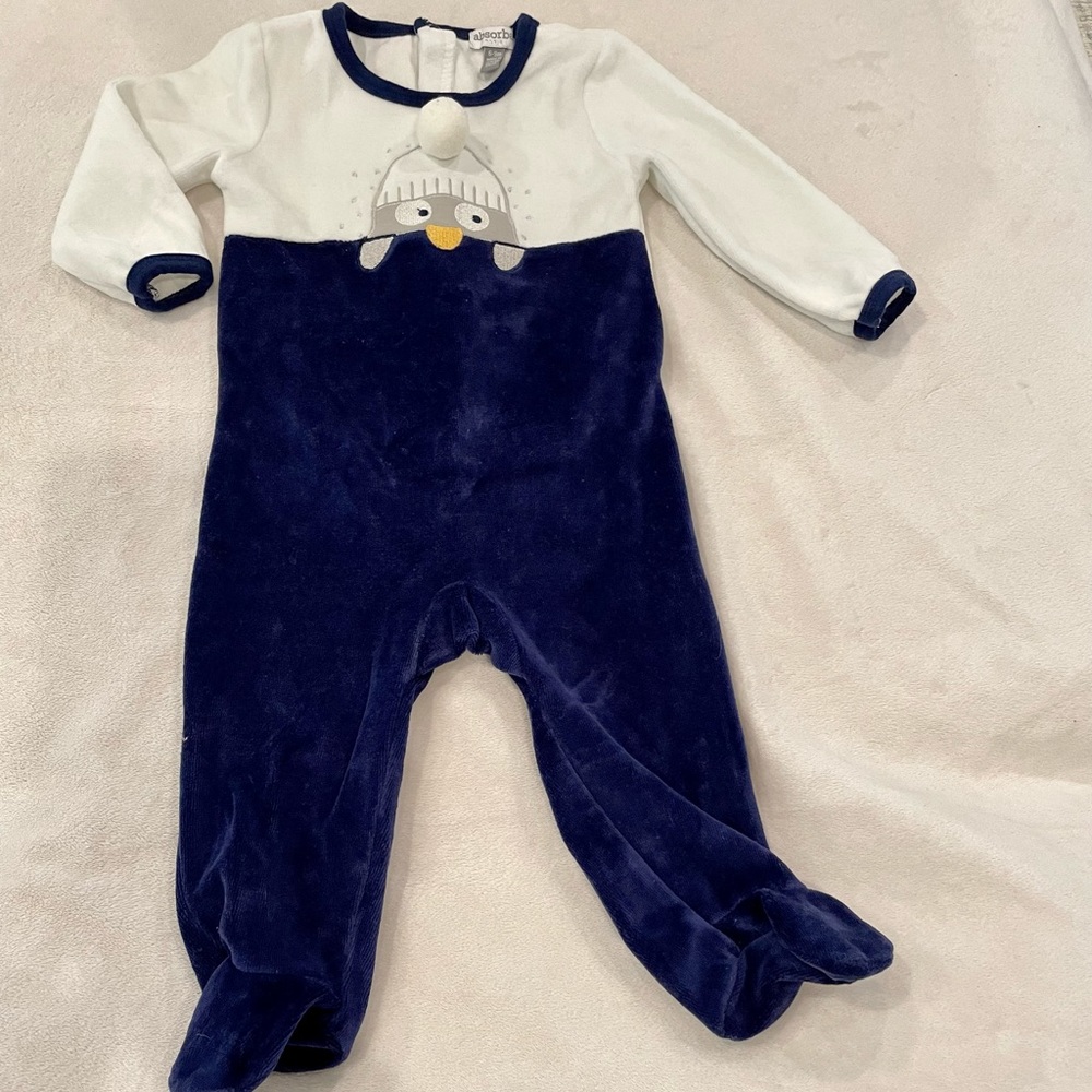 6-9mo holiday jumpsuit